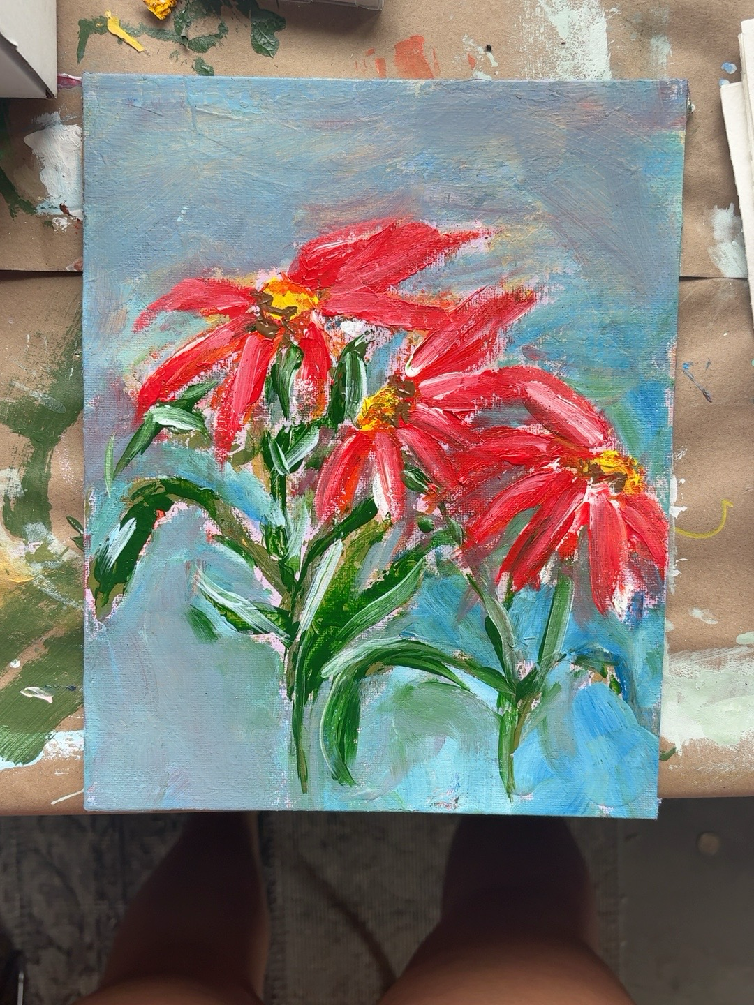 Dreaming About Tomorrow - Acrylic Painting 8x10