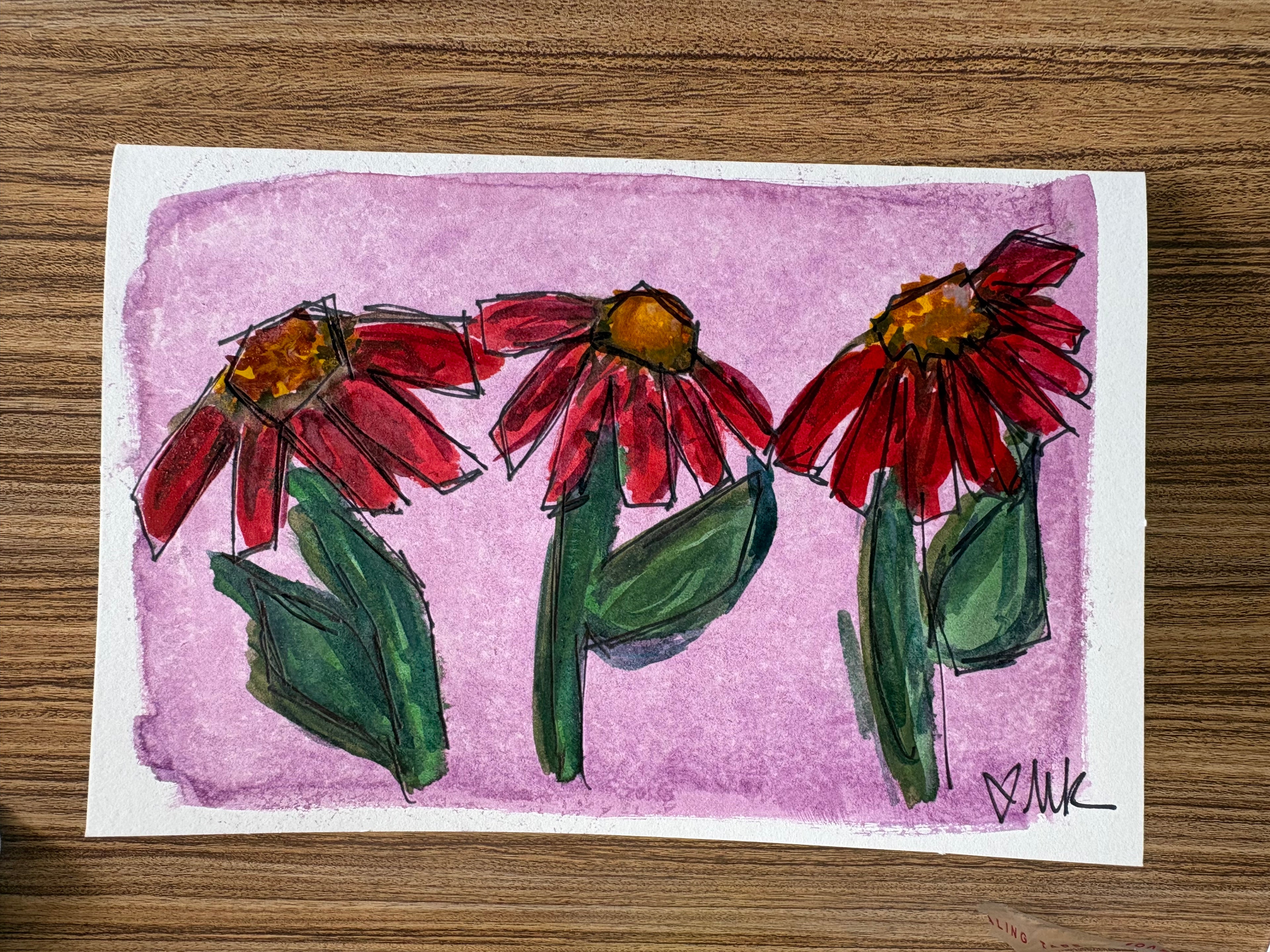 Coneflowers in Pink